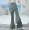 3606 Ropa de Baile para Mujer, Práctica Moderna Basada en la Forma, Malla Holgada Fluida de Manga Corta, Top de Baile Clásico Chino para Adultos