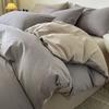 Conjunto de Cama de Algodão de Luxo Leve de Alta Qualidade Quatro Peças Cobertura de Edredom de Algodão Puro Novo 2025 Lençóis de Cama Cobertura de Edredom Cama Lençóis de Cama Conjunto de Roupa de Cama de Três Peças