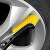 Cepillo de limpieza para cubos de rueda de coche con forma de cuchillo KM. Cepillo quitapolvo de mango largo 2049 cepillo multifuncional para limpiar llantas de coche