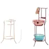 Novo Estilo Rack para Lavatório Chão Suporte de Lavatório Doméstico Banheiro Rústico Banheiro Espessado Rack para Lavatório Rack para Lavatório