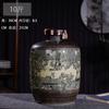 Jingdezhen Cerámica Olla de Vino Tanque de Fermentación 10kg 20kg 30kg 50kg Botella de Vino Vintage Olla de Vino Sellada para el Hogar