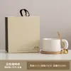 Taza de Café Cerámica Taza de Agua Hogar Oficina Taza para el Té de la Tarde con Platillo Juego Regalo Souvenir Logo