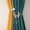 Novos Prendedores de Cortina de Borboleta com Pérolas Estilo Gatinho Francês Transfronteiriços de Alta Qualidade para Cortinas de Casa, Quarto e Sala de Estar Fivelas para Cortina Atacado