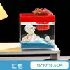 Contenedor de Bloque de Construcción Acrílico en Forma de Caja para Acuario, Pequeño Paisaje Micro de Alta Transparencia para Escritorio de Oficina o Sala de Estar, Decoración Creativa, Apilable