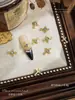 Decorações de Nail Art em Formato de Cruz com Diamantes, Acessórios de Unha Gótico Brilhantes Tendência em Liga de Strass Usáveis, Strass para Unhas Atacado