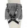 Produtos adultos STD transfronteiriços, sapatos de salto alto, punhos de tornozelo de couro, correntes de tornozelo, anéis de perna punk, SM, acessórios alternativos para quarto