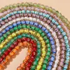 Color arena oro cuentas cuentas de vidrio cuentas sueltas cuentas checas pulsera joyería con cuentas materiales hechos a mano diy venta al por mayor