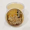 Moneda conmemorativa del zodiaco chino medalla conmemorativa tesoro del zodiaco chino Dios de la Riqueza monedas de oro y plata venderá seguros pequeños regalos