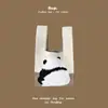 Bolsa de mão de tricô de alta qualidade com retenção automática, blocos de cores retrô, alça de pulso, versão coreana, bolsa de gato, bolsa versátil para mulheres