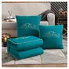 Almohada y manta dos en uno cojín para respaldo de asiento de coche manta sofá aire acondicionado colcha de verano oficina almohada para siesta plegable