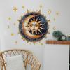Pegatinas de Pared Ms3194 Estilo Retro Patrón de Sol, Luna y Estrella para Decoración de Fondo de Tienda y Hogar, Pegatinas Removibles, Cantidad Grande Negociable