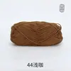 Xuefeier Algodão Penteado de Bebê 5 Fios Leite DIY Bola de Lã Grossa Material para Crochê Feito à Mão Bolsa Fio de Algodão