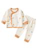 Roupas de bebê 0-3 recém-nascido primavera e outono tipo split a roupas de algodão bebê com cadarço roupa íntima Anyang roupas infantis