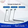 Haste de carboneto de silício de fundição direta da fábrica, termopar de ângulo reto, haste de medição de temperatura especial, termopar de cotovelo de ângulo reto resistente a altas temperaturas