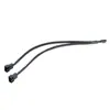 Cabo de Rede 30cm 4 Pinos PWM para CPU de Computador, 1 para 3, tipo "pele de cobra", para Ventilador de Resfriamento