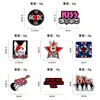 Broche de Rock Band, Icono de Gesto de Rock Famoso Europeo y Americano, Decoración de Ropa de The Beatles, Insignia Metálica Ecológica