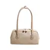 Bolsa Boston retro de gran capacidad para mujer, nuevo bolso de moda 2026 de gamuza para el hombro, adecuado para ir al trabajo y uso casual