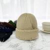 Explosiones Europeas y Americanas Pines de Anillo de Hierro Rompe-Agujeros Gorro de Lana Tejida para Hombres y Mujeres Sombrero Tipo Melón Hip-Hop Callejero Moda Sombrero de Piso