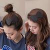 Flequillo Pegajoso Coreano Pegatinas Mágicas Estilo Popular de Celebridad de Internet Artefacto de Peluquería para Flequillo Ralo Fijador de Cabello Tocado para Mujeres