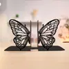 Mariposa de Metal Hueca Almacenamiento de Libros para Estudiantes Atril Estantería Organización de Tareas Atril Carpeta Creativa Tope de Libro
