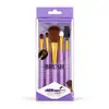 Set de 5 Brochas de Maquillaje Portátil Color Maquillaje Cerdas Suaves Brocha para Base de Maquillaje Rubor Brocha para Polvo Brocha para Cejas Belleza Principiante