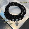 Venta caliente al por mayor [Niebla Lan] nuevo estilo chino estilo nacional pulsera fantasma de montaña gastar dinero pulsera de doble capa femenina lujo ligero Avanzado