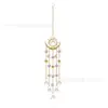 Colgante de Cristal Dorado Llama Solar Transfronterizo Atrapasol Carrillón de Viento para Jardín Exterior Decoración Colgante Color Ab Venta al por Mayor