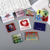 Pegatinas acrílicas para refrigerador, personalizadas, con dibujos animados, pegatinas magnéticas personalizadas, foto, logotipo, estrellas pintadas.