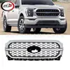 Aplicável ao Raptor F-150 2021-2023 Grade Superior do Para-choque Dianteiro Cromada Ml3Z8200Ja