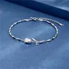 Nova Pulseira Tulipa Feminina Moda de Nicho Olho de Gato Fresca Coração Menina Flor Exquisite Pulseira Joias Atacado