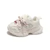 Zapatos de Papá para Niños Nuevo Modelo Primavera y Otoño Zapatillas de Malla Transpirable para Niños Zapatos Casuales Antideslizantes de Suela Suave para Niñas