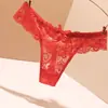 Nuevos Calzones de Encaje Sexy para Mujer, Cómodos Sin Costuras Lazo Encaje Transparente Entrepierna de Algodón Puro Shorts para Mujer Tanga