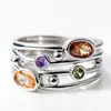 Anillo Hueco Incrustado con Circonita Estilo Europeo Estilo Étnico Bohemio Personalizado Moda Tendencia Nicho Anillo para Dedo Joyería para Mano