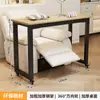Mesa de Manicura Doble de Lujo Ligero con Ruedas, Mesa de Manicura Desmontable, Mesa de Manicura Estilo Crema Ins de Tienda Japonesa