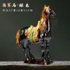 Caballo General Tang Sancai Cerámica Estilo Chino Adornos Decoración del Hogar Par de Caballos Entrada de Tienda Exhibición Grande Artesanías Regalos