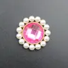 Novos Acessórios de Liga Metálica com Anel Único, Pedra Preciosa Incrustada com Pérolas, Acessórios de Liga Metálica para Carro, Sapatos, Roupas, Bolsas, Fitas Caseiras
