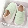 Pantuflas de Algodón para Mujer para Otoño e Invierno, Antideslizantes, Nuevo Modelo 2026, Pantuflas Cálidas para Casa en Interiores con Cobertura de Talón, Zapatos de Algodón Impermeables de Suela Gruesa para Hombre