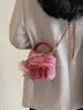 Bolsa de Ombro com Design de Nicho Popular 2025 Nova Moda Bolsa Transversal Outono e Inverno Tendência Pequena Quadrada para o Dia a Dia