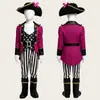 Disfraz Lindo de Capitana Pirata para Niñas para Halloween, Atuendo de Fiesta Cosplay Infantil, Directo de Fábrica