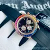 Dropshipping Transfronteiriço de Relógios Mecânicos Automáticos Completos de Negócios de Luxo com Cronógrafo de Função Completa Laojia com Diamantes da Fábrica de Relógios de Negócios Aliexpress