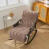 Flanela Antiderrapante Acolchoado Pelúcia Quente Sofá Reclinável Estilo Moderno Escritório Cochilo Outono e Inverno Almofada de Assento de Sofá