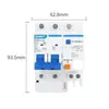 Interruptor Automático de Protección contra Fugas Chint Nxb 2P63A Interruptor Automático Principal para Uso Doméstico, Doble Entrada y Doble Salida con Protección contra Fugas