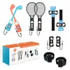 Traje Deportivo Diez en Uno Switch2 Raqueta de Tenis + Palo de Golf + Correa de Muñeca + Correa de Pierna + Empuñadura