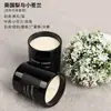Vela perfumada em copo preto liso, ornamento difusor de alta qualidade para quarto de casa, fragrância de cera de soja sem fumaça, presente elegante