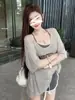 Blusa Leve e Sexy Casual com Proteção Solar para Mulheres, Levemente Transparente com Estampa de Letras, Manga Curta Solta