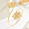 Pulsera Abierta de Estilo Europeo y Americano Transfronteriza, Pulsera de Nicho Moderna y Tendencia, Joyería Minimalista Elegante y Sofisticada