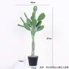 Cactus Artificial, Cactus Gigante, Columna de Cactus Mexicana, Planta Verde Falsa del Desierto Arreglo en Maceta para Decoración de Escaparate