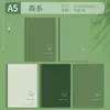Los recién llegados obtienen 0.01 Cuaderno Sencillo Estilo Bosque Tapa Blanda B5 Cuaderno Grande Tapa Blanda Estudiante Universitario A5