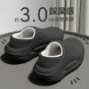 Pantuflas de Algodón Impermeables para Mujer, Nuevo Estilo Otoño/Invierno 2026, Uso en Interiores del Hogar, Antideslizantes, Suela Gruesa, Cubre Talón, Zapatos de Algodón Cálidos, Se Pueden Usar al Aire Libre