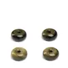 Cristal Mingdu Obsidiana Natural Plata Hebilla de Seguridad Cuentas Sueltas DIY Hebilla de Seguridad de Pan Accesorios de Joyería Venta al por Mayor
